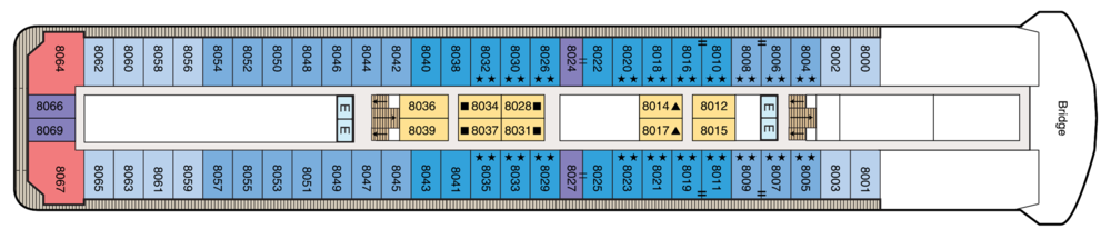 Oceania Cruises, R-Class, Ragatta, Deck 8.png